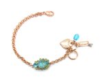 Bracelet by Mariana Caprioska Coll. Gorgeous Laguna Delite, Peridot, & Aquamarine Swarovski Crystals - Image 3