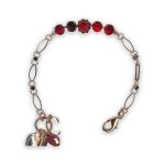 Bracelet by Mariana Lady In Red Coll. Stunning Ruby, Siam, & Burgundy Swarovski Crystals - Image 2