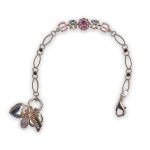 Bracelet by Mariana My Treasures Coll. Lovely Pink Pearl, Lt Rose, Silk, & Rose Swarovski Crystals - Image 2