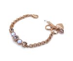 Bracelet By Mariana Woman Adorable Vintage Rose and Sun Kissed Lavender Swarovski Crystals