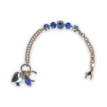 Bracelet by Mariana My Treasures Coll. Gorgeous Sapphire & Lt Sapphire Swarovski Crystals - Image 2