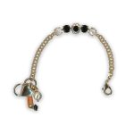 Bracelet by Mariana Peace Coll. Elegant White Shell Mineral, Jet, & AB Swarovski Crystals - Image 2