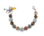 Bracelet By Mariana Woman Alluring Pacific Opal, and Topaz Swarovski Crystals