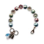 Bracelet by Mariana Nature Coll. Beautiful Rose, Aquamarine, and Chrysolite Swarovski Crystals - Image 3