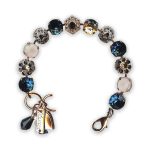 Bracelet By Mariana Woman Gorgeous Montana Blue and Rose Opal Swarovski Crystals - Image 3