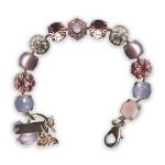 Bracelet by Mariana Caribbean Life Coll. Lovely in Pink Pearls Swarovski Crystals