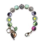 Bracelet by Mariana Caribbean Life Coll. Fab Turquoise Mineral and Multi Colored Swarovski Crystals - Image 3