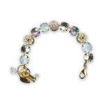 Bracelet by Mariana On A Clear Day Coll. Glitzy AB, White Opal, Clear, & Pearl Swarovski Crystals - Image 3