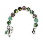 Bracelet By Mariana My Treasures Coll. Adorable Peridot, Opal, Siam and Olivine Swarovski Crystals - Image 2