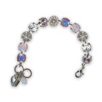 Bracelet By Mariana Woman Shimmering Rosewater Opal and Rose Swarovski Crystals - Image 2