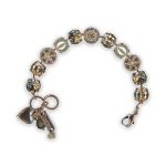 Bracelet by Mariana  Moonlight & Magnolias Coll. Beautiful Pearl, Black Diamond, Lt Peach, & Golden Shadow Swarovski Crystals - Image 2