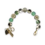 Bracelet by Mariana My Treasures Coll. Adorable Chrysolite Opal, Peridot, Lt Smoked Topaz, Clear, & AB Swarovski Crystals