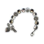 Bracelet by Mariana 2019 Special Edition Alluring Clear, Black Diamond, Moonlight, & AB Swarovski Crystals