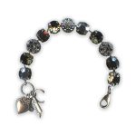 Bracelet by Mariana Black Diamond Coll. Sophisticated Jet, Black Diamond, & Jet Hematite Swarovski Crystals