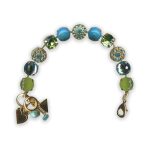 Bracelet By Mariana Woman Aquamarine and Opal Swarovski Crystals - Image 3