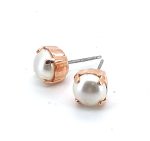Earrings by Mariana My Treasures Coll. Simply Elegant Cream Pearl Swarovski Crystals - Image 2