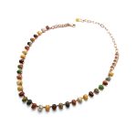Necklace By Mariana Woman Elegant Yellow Jasper and White Howlite Minerals - Image 2