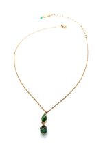 Necklace Pendant By Mariana My Treasures Coll. Elegant Jade Dalmata Mineral - Image 2