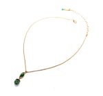 Necklace Pendant By Mariana My Treasures Coll. Elegant Jade Dalmata Mineral - Image 3