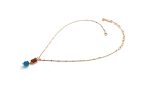 Necklace Pendant By Mariana Woman Glamorous Red Jasper and Blue Quartz Minerals - Image 3