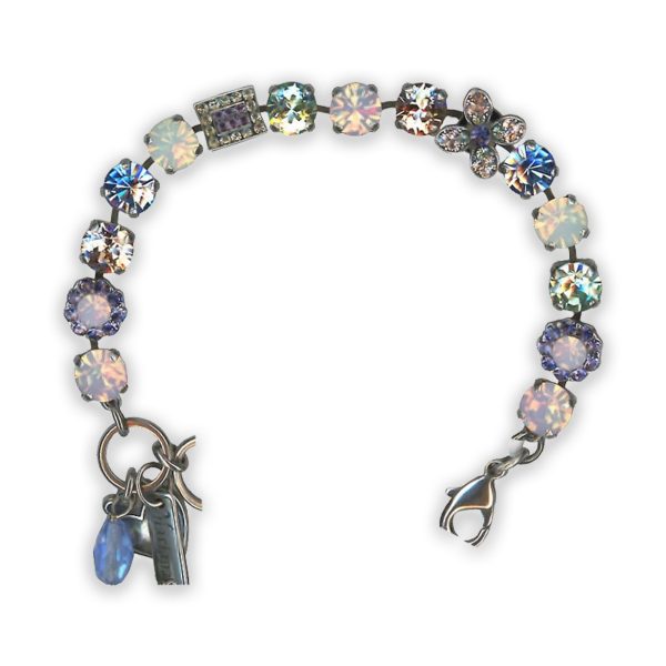 Bracelet by Mariana Songbook Coll. Lovely Rose and Sapphire Swarovski Crystals