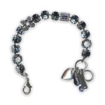 Bracelet by Mariana Songbook Coll. Glamorous Montana Blue and White Opal Swarovski Crystals