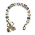 Bracelet by Mariana My Treasures Coll. Adorable Yellow and Green Swarovski Crystals