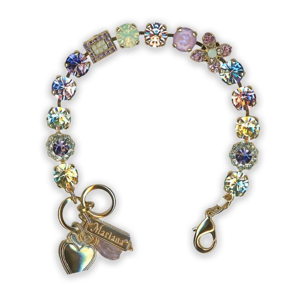 Bracelet by Mariana My Treasures Coll. Adorable Yellow and Green Swarovski Crystals