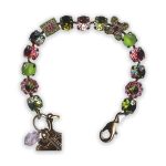 Bracelet by Mariana The Sweet Life Coll. Lovely Rose and Olivine Swarovski Crystals - Image 3