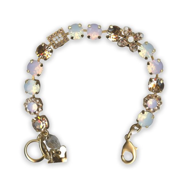 Bracelet by Mariana Songbook Coll. Lovely Opal and Silk Swarovski Crystals