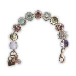 Bracelet by Mariana Cocktail Hour Coll. Fab Greens and Pink Swarovski Crystals - Image 4