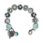 Bracelet by Mariana Cocktail Hour Coll. Elegant Turquoise Swarovski Crystals - Image 5