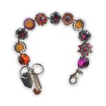 Bracelet by Mariana Songbook Coll. Sassy Orange and Pink Swarovski Crystals