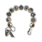 Bracelet by Mariana My Treasures Coll. Adorable Pacific Opal and Golden Swarovski Crystals - Image 4