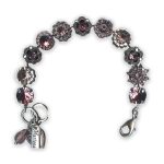 Bracelet by Mariana My Treasures Coll. Floral Amethyst Swarovski Crystals