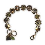 Bracelet by Mariana Odyssey Coll. Gorgeous Olivine and Golden Swarovski Crystals - Image 4