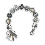 Bracelet By Mariana Cocktail Hour Coll. Aventurine Mineral and Shell Swarovski Crystals - Image 2