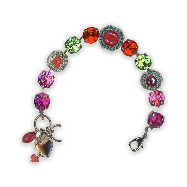 Bracelet by Mariana Summer 2022 Coll. Beautiful Multi-Colored Swarovski Crystals