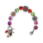 Bracelet by Mariana Summer 2022 Coll. Beautiful Multi-Colored Swarovski Crystals - Image 2