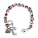 Bracelet by Mariana Nirvana Coll. Lovely Shades of Pink Swarovski Crystals - Image 2