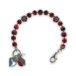 Bracelet by Mariana Songbook Coll. Stunning Ruby Swarovski Crystals - Image 2