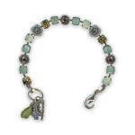 Bracelet by Mariana Winter 2019 Coll. Adorable Green Swarovski Crystals - Image 2