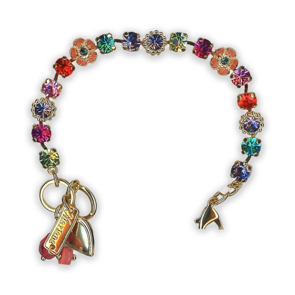 Bracelet by Mariana Summer 2022 Coll. Fab Multi-Colored Swarovski Crystals