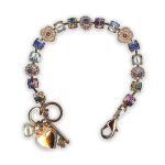 Bracelet by Mariana A La Mode Coll. Lovely Pearl and Pink Swarovski Crystals - Image 3
