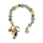 Bracelet by Mariana À La Mode Coll. Sassy Yellow and Green Swarovski Crystals - Image 3