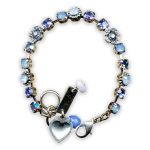 Bracelet by Mariana My Treasures Coll. Gorgeous Blue Swarovski Crystals - Image 2