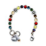 Bracelet by Mariana My Treasures Coll. Beautiful Multi-Colored Swarovski Crystals