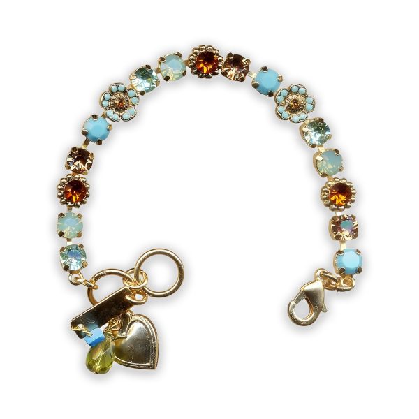 Bracelet by Mariana Dancing the Night Away Coll. Fab Amber and Opal Swarovski Crystals