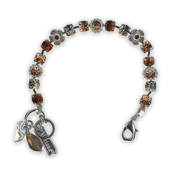Bracelet by Mariana My Treasures Coll. Gorgeous Smoked Topaz Swarovski Crystals