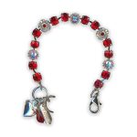 Bracelet by Mariana My Treasures Coll. Exquisite Light Siam and AB Swarovski Crystals